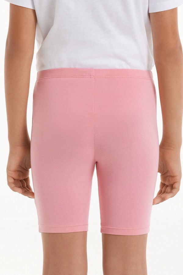 Tezenis Pantalón De Ciclista De Algodón De Color Liso Para Niña