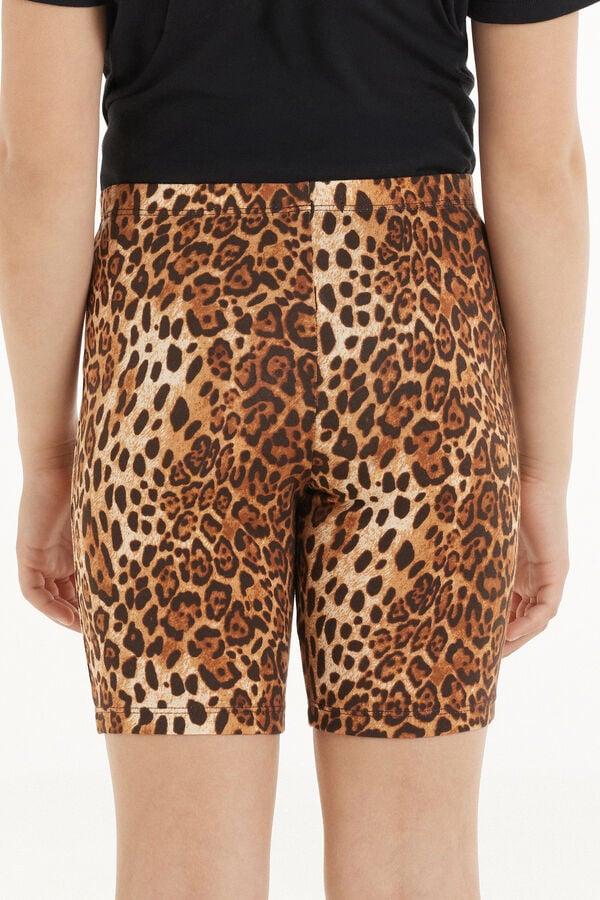 Tezenis Pantalón De Ciclista De Algodón Estampado Para Niña