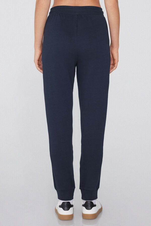 Tezenis Pantalón Felpa Gruesa Con Cordón Y Bolsillos