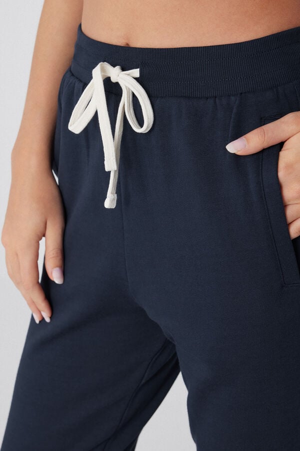 Tezenis Pantalón Felpa Gruesa Con Cordón Y Bolsillos