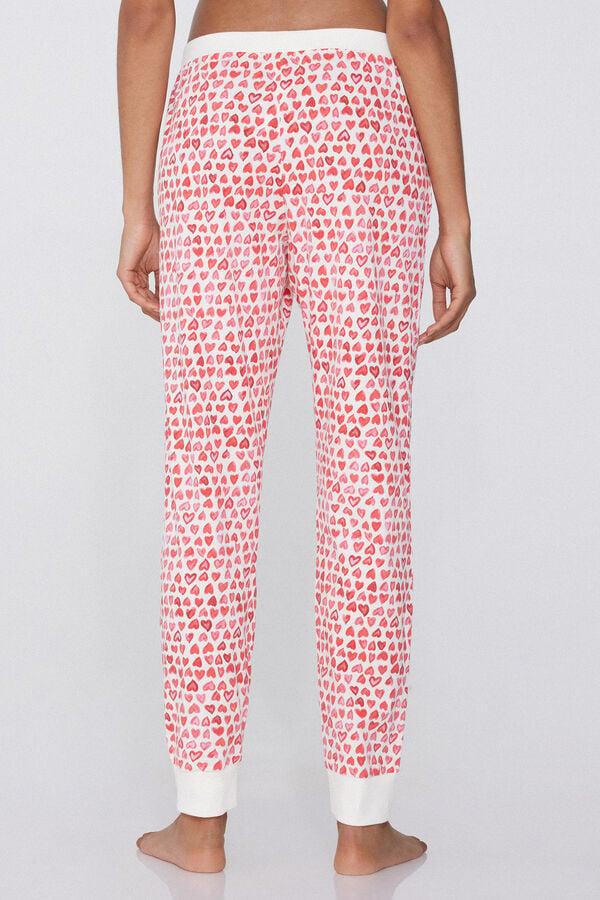 Tezenis Pantalón Largo De Algodón Estampado Con Cordón