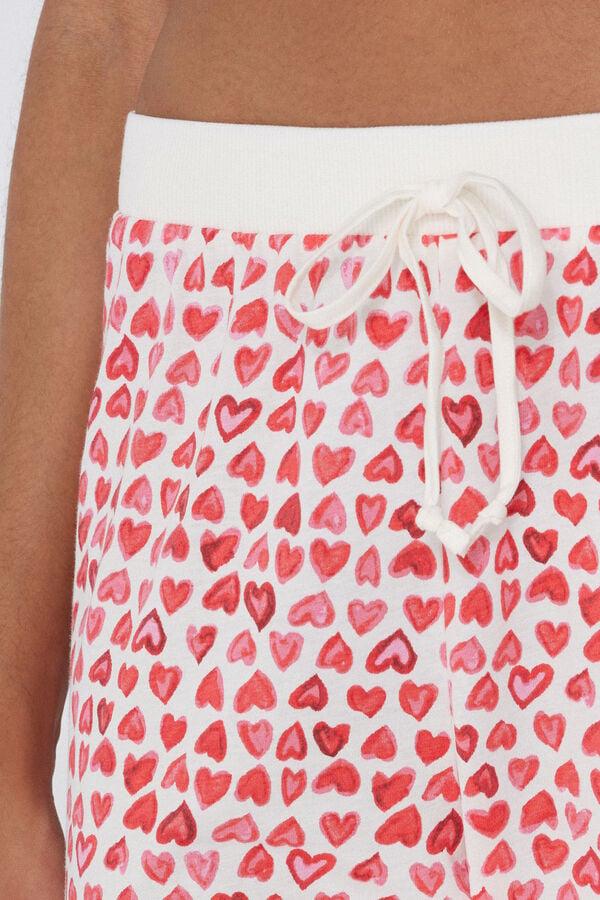 Tezenis Pantalón Largo De Algodón Estampado Con Cordón