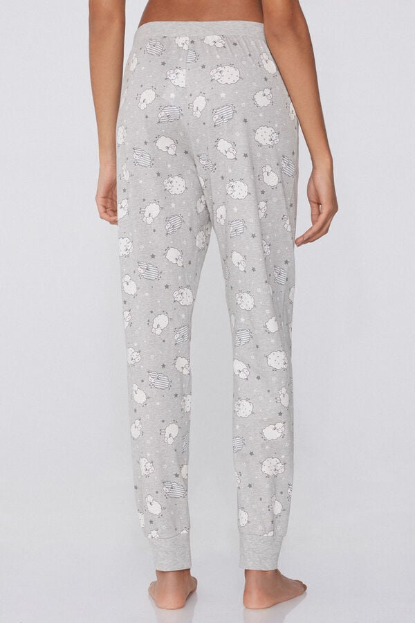 Tezenis Pantalón Largo De Algodón Estampado Con Cordón