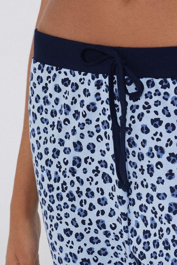 Tezenis Pantalón Largo De Algodón Estampado Con Cordón