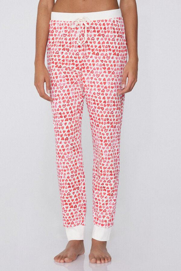 Tezenis Pantalón Largo De Algodón Estampado Con Cordón