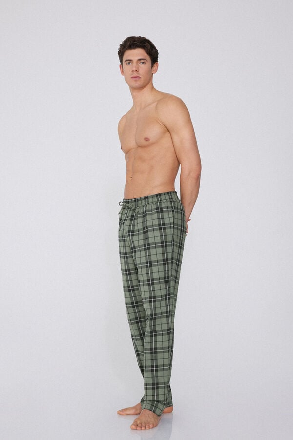 Tezenis Pantalón Largo De Tela De Algodón Con Bolsillos