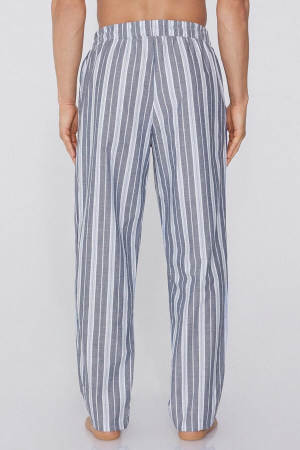 Tezenis Pantalón Largo De Tela De Algodón Con Bolsillos