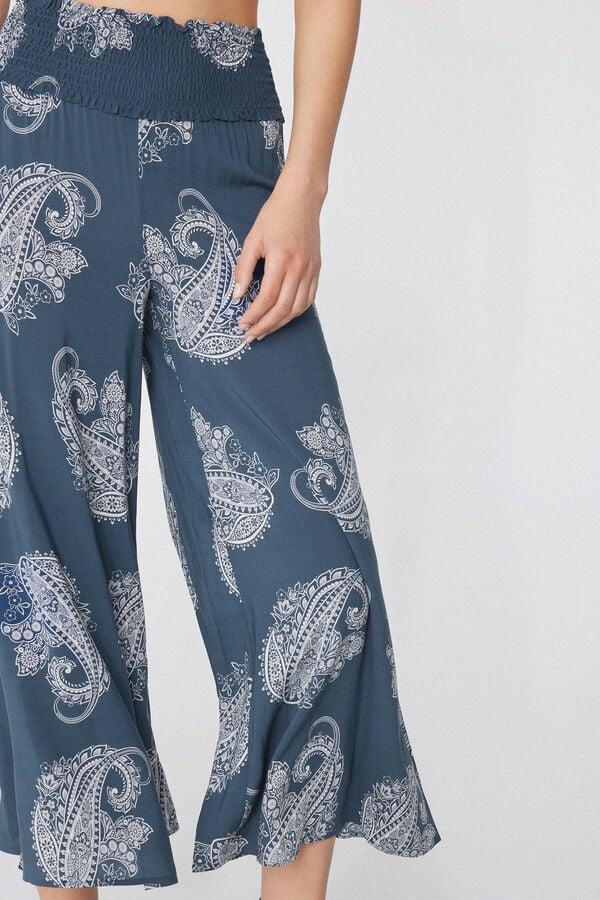 Tezenis Pantalones Estilo Japonés De Tela Punto Nido De Abeja