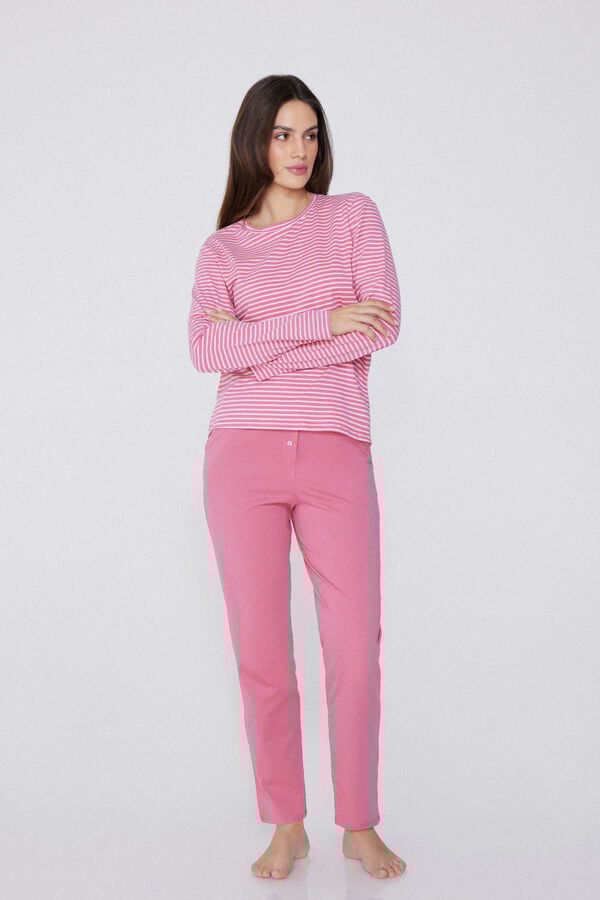 Tezenis Pantalones Largos Algodón Con Bolsillos Y Botones