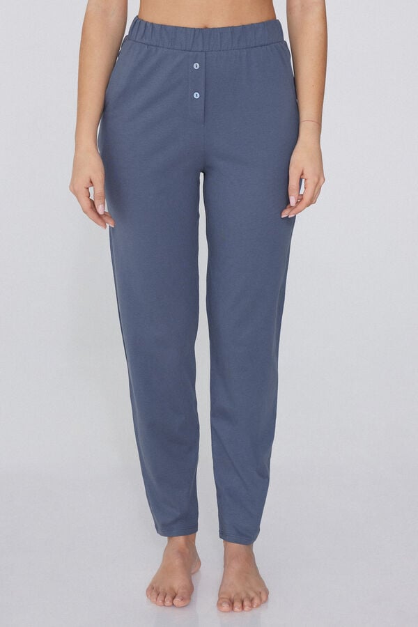 Tezenis Pantalones Largos Algodón con Bolsillos y Botones