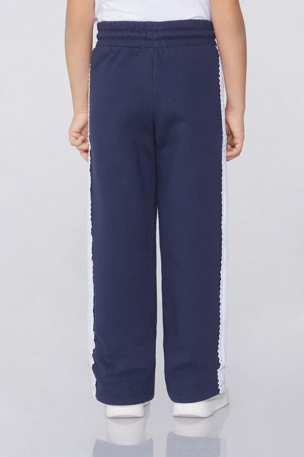 Tezenis Pantalones Largos De Felpa Gruesa Con Encaje