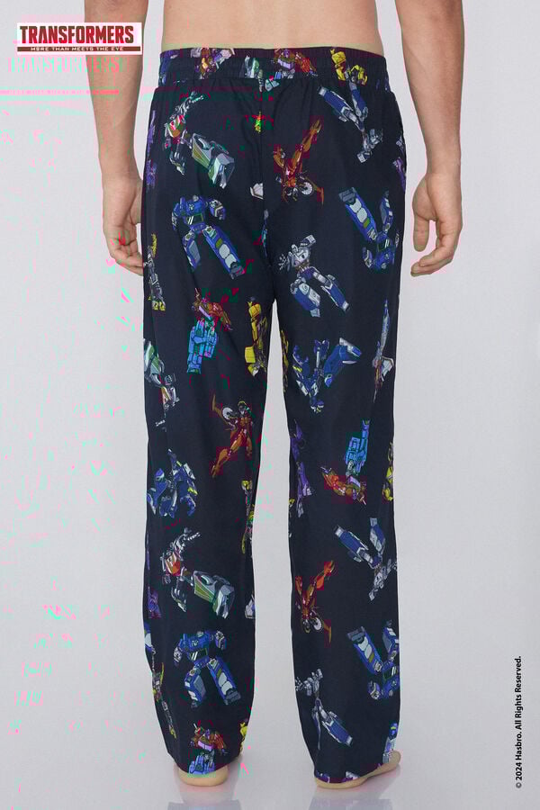 Tezenis Pantalones Largos De Tela De Algodón Con Estampado Transformers
