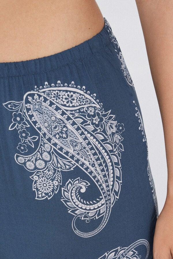 Tezenis Pantalones Largos De Tela De Viscosa Corte Recto