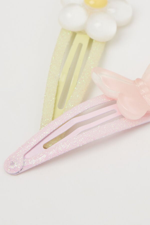 Tezenis Pasadores Para El Pelo Con Purpurina Y Aplicación