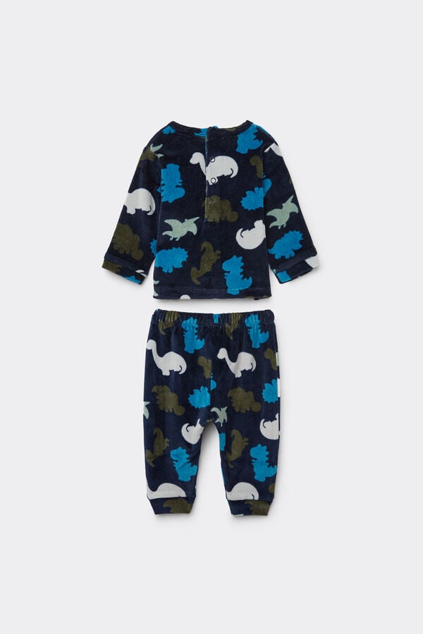 Tezenis Pelele De Dos Piezas Para Bebé De Chenilla De Algodón Grueso