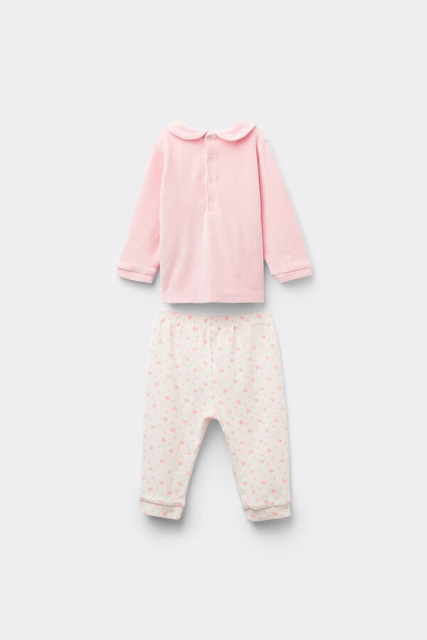 Tezenis Pelele De Dos Piezas Para Bebé De Chenilla De Algodón Grueso