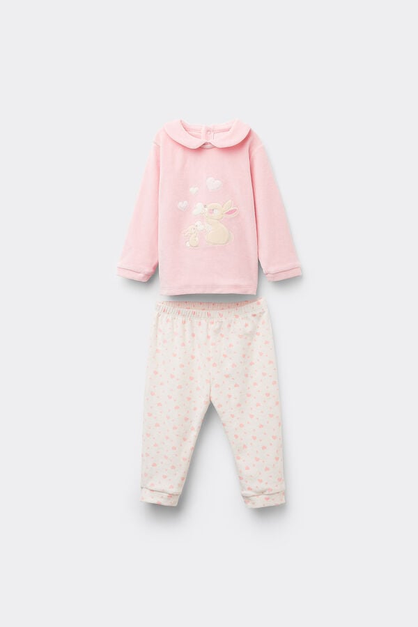 Tezenis Pelele de Dos Piezas para Bebé de Chenilla de Algodón Grueso