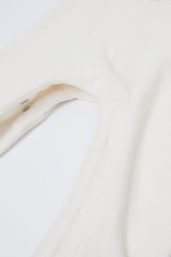 Tezenis Pelele Para Bebé De Chenilla De Algodón Grueso