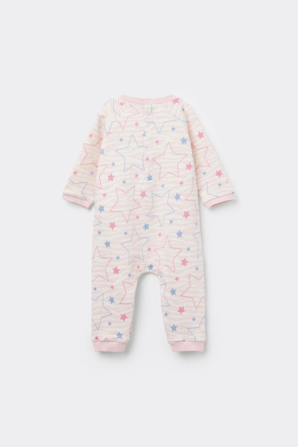 Tezenis Pelele Para Bebé De Manga Larga De Felpa De Algodón Grueso