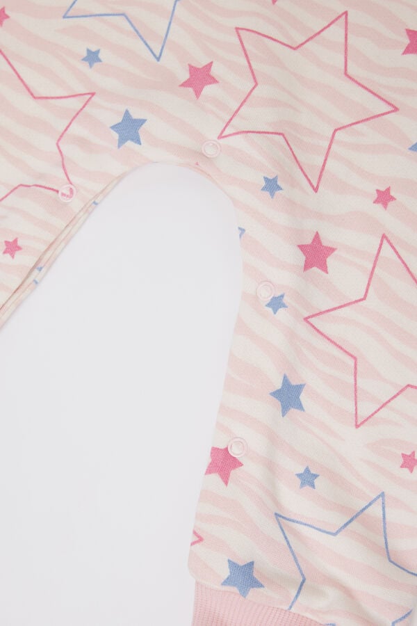 Tezenis Pelele Para Bebé De Manga Larga De Felpa De Algodón Grueso