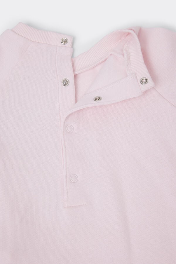 Tezenis Pelele Para Bebé De Manga Larga De Felpa De Algodón Grueso