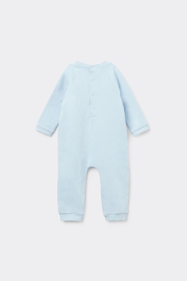 Tezenis Pelele Para Bebé De Manga Larga De Felpa De Algodón Grueso