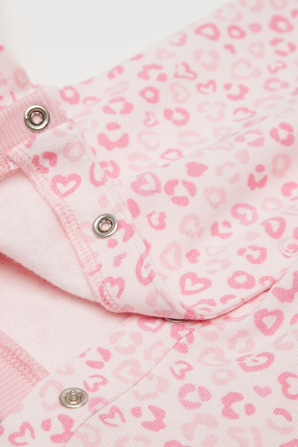 Tezenis Pelele Para Bebé De Manga Larga De Felpa De Algodón Grueso