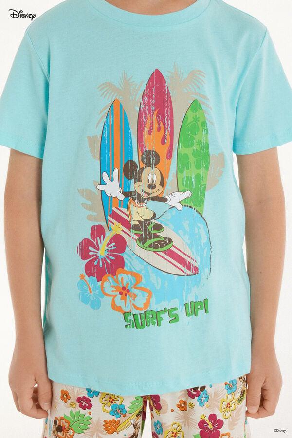 Tezenis Pijama Corto Con Estampado De Mickey Mouse De Disney Para Niño