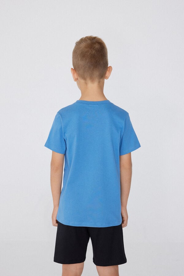 Tezenis Pijama Corto De Algodón Con Estampado De Dinosaurio