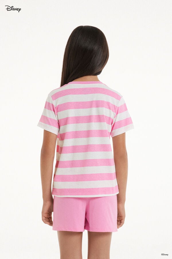 Tezenis Pijama Corto De Algodón Con Estampado De Minnie De Disney