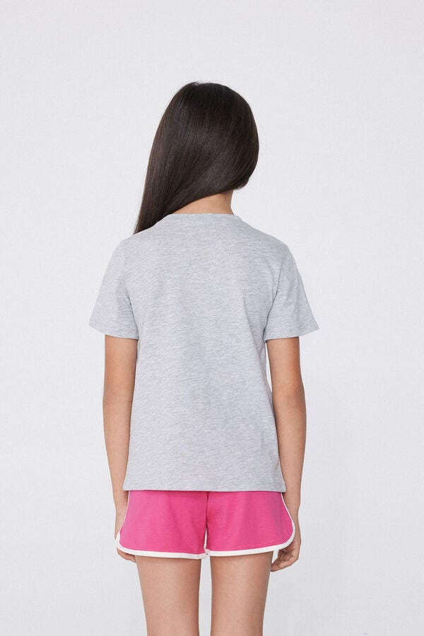 Tezenis Pijama Corto De Algodón Con Estampado De Perros