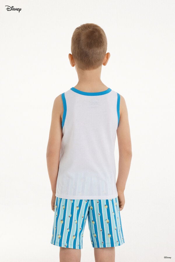 Tezenis Pijama Corto De Algodón Con Estampado Disney Para Niño