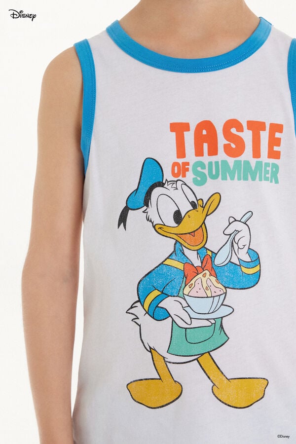 Tezenis Pijama Corto De Algodón Con Estampado Disney Para Niño