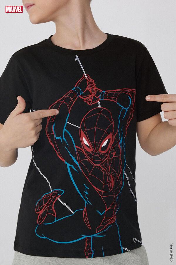 Tezenis Pijama Corto De Algodón Con Estampado Spider-Man