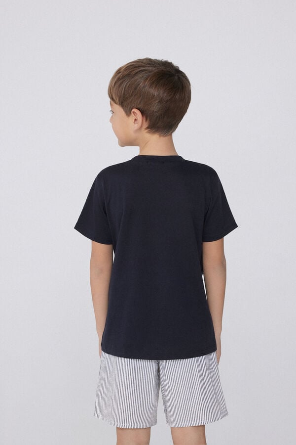 Tezenis Pijama Corto De Manga Corta De Algodón Para Niño