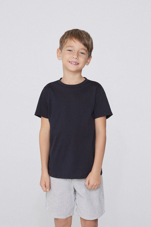 Tezenis Pijama Corto De Manga Corta De Algodón Para Niño