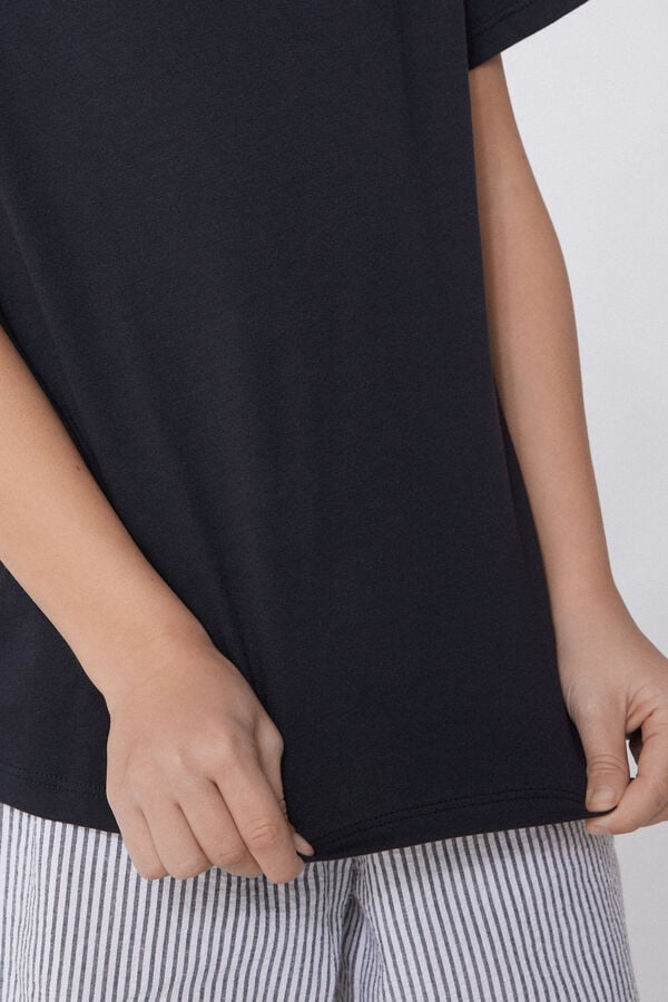 Tezenis Pijama Corto De Manga Corta De Algodón Para Niño