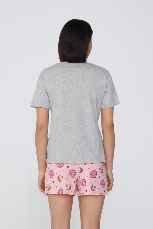 Tezenis Pijama Corto Manga Corta Algodón Estampado Dream