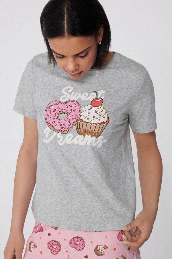 Tezenis Pijama Corto Manga Corta Algodón Estampado Dream
