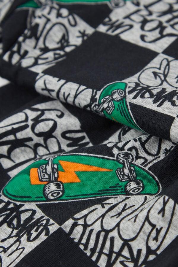 Tezenis Pijama Corto Niño Media Manga Algodón Estampado Street