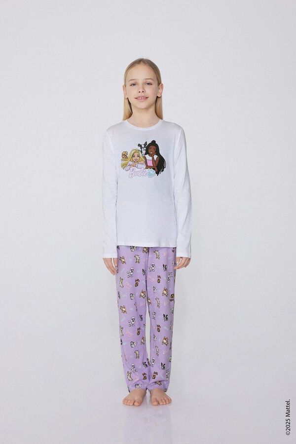 Tezenis Pijama Largo Algodón Estampado Barbie para Niña