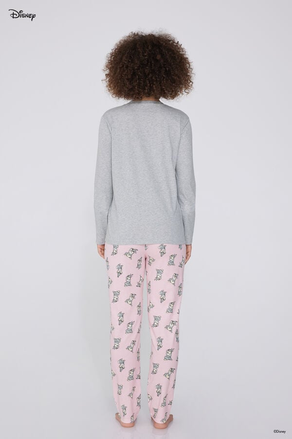 Tezenis Pijama Largo Algodón Estampado Disney Bambi