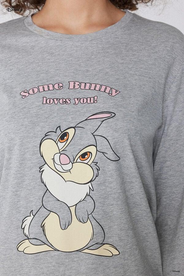 Tezenis Pijama Largo Algodón Estampado Disney Bambi