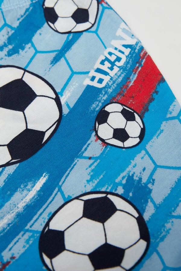 Tezenis Pijama Largo Algodón Estampado Football Niño