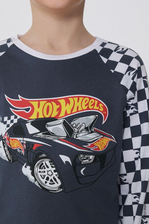 Tezenis Pijama Largo Algodón Estampado Hot Wheels Para Niño