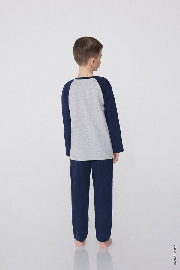 Tezenis Pijama Largo Algodón Estampado Hot Wheels Para Niño