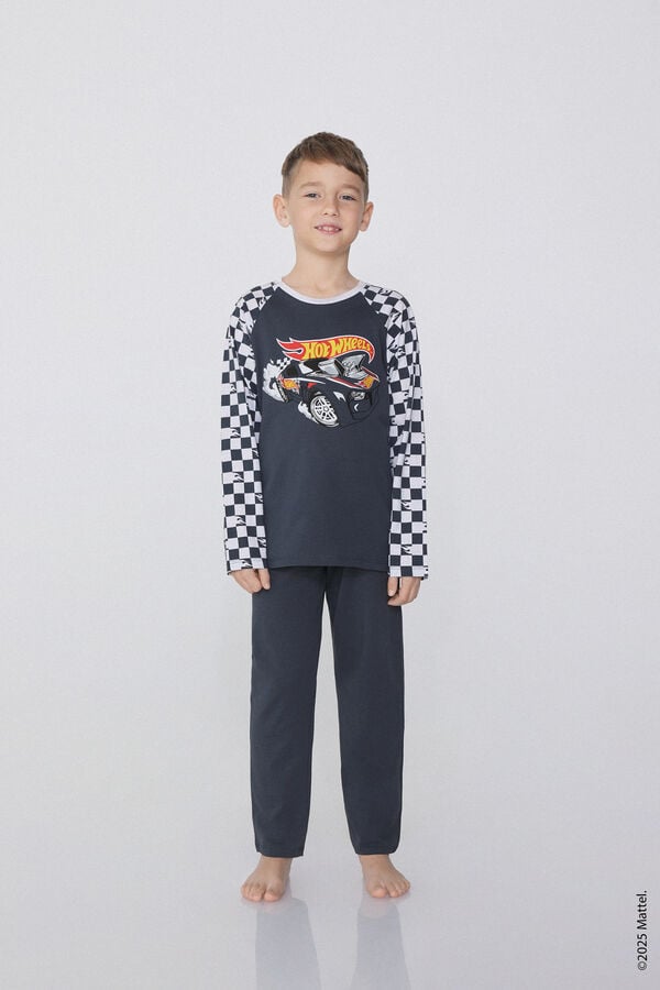Tezenis Pijama Largo Algodón Estampado Hot Wheels para Niño