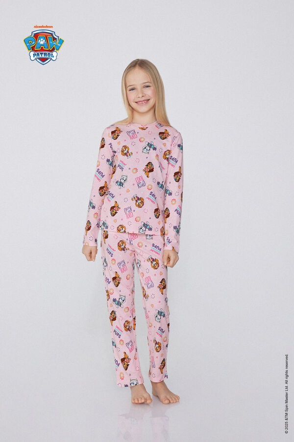 Tezenis Pijama Largo Algodón Estampado Paw Patrol Niña
