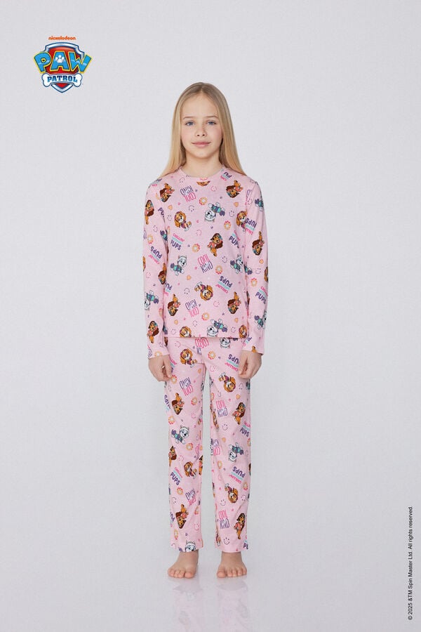 Tezenis Pijama Largo Algodón Estampado Paw Patrol Niña