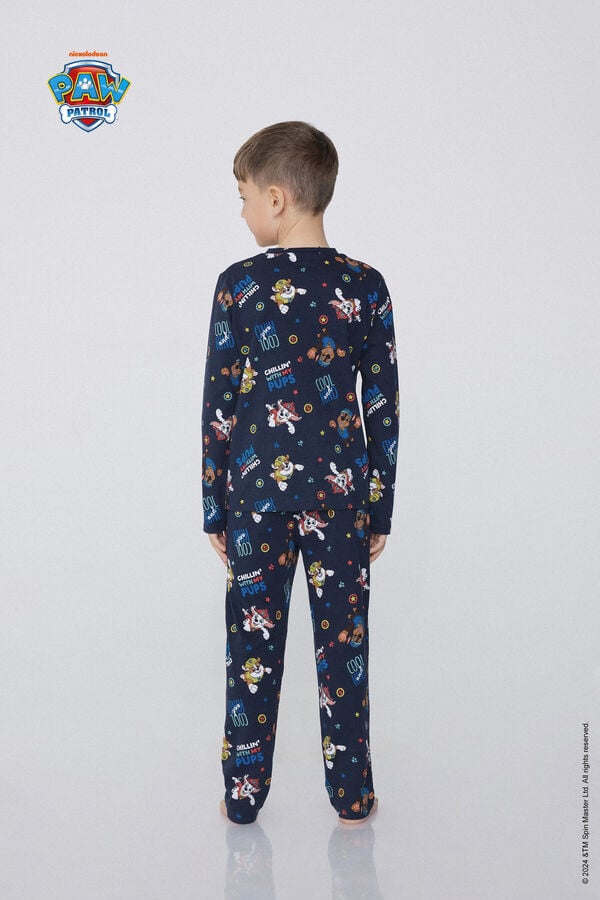 Tezenis Pijama Largo Algodón Estampado Paw Patrol Niño